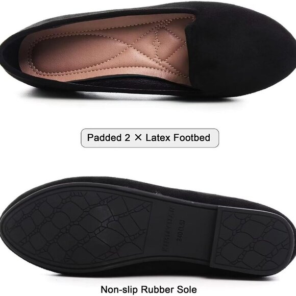 Women Ballet Flat Shoes Slip-ons Loafers - Picture 6 of 6